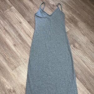 Forever 21 Gray Tank Dress Sleeveless Casual Summer Dress Womens Small